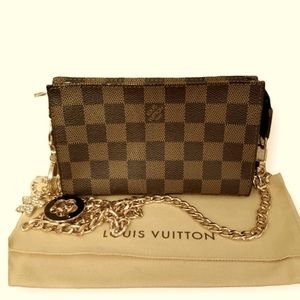PRICE DROP❤️ Authentic Louis Vuitton Damien Ebene Pouch Purse/Crossbody Bag
